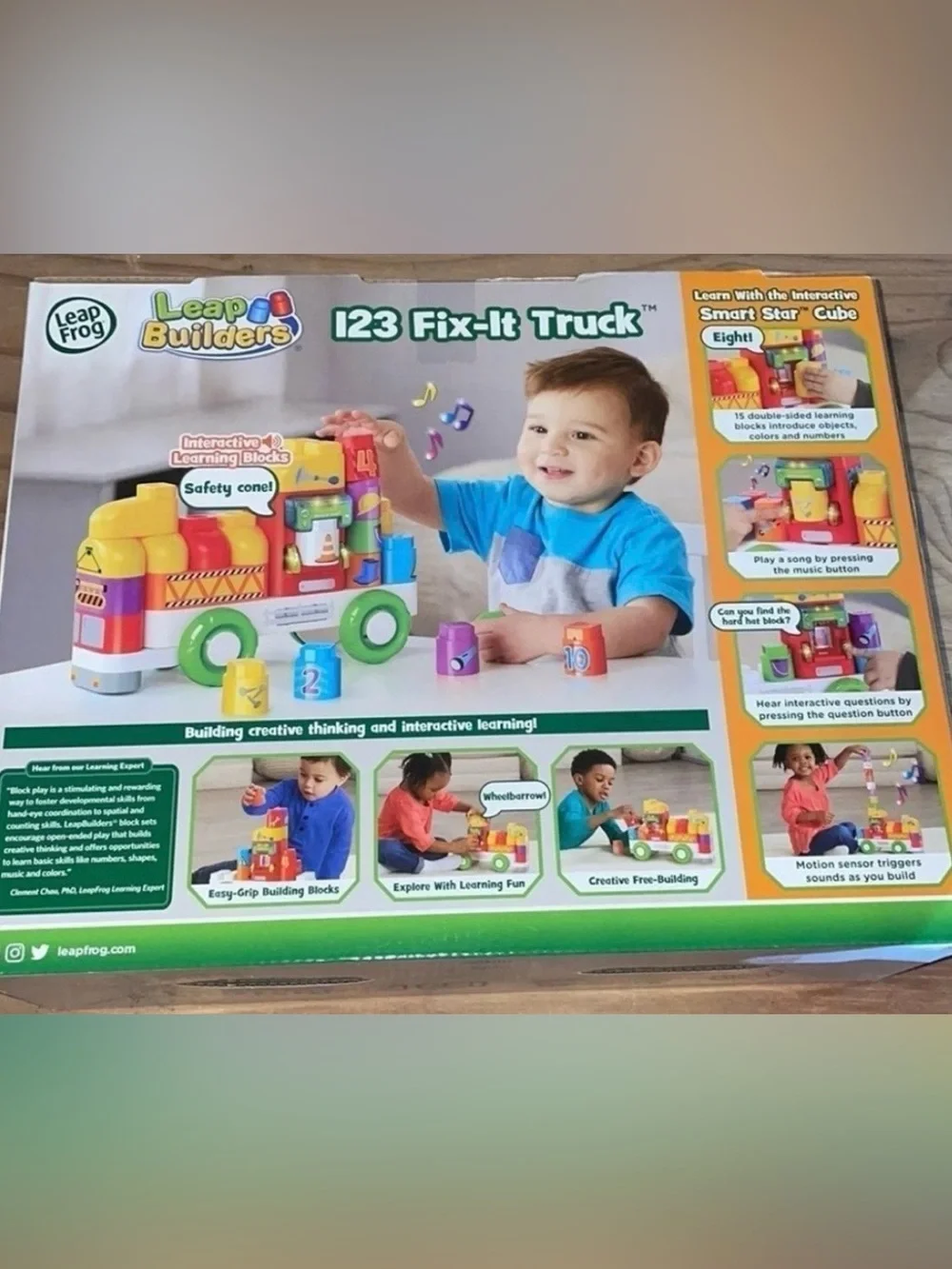 LeapFrog LeapBuilders 123 Fix-It Truck, Multicolor